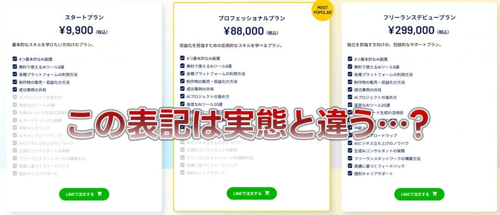 AIスタートアップラボの料金・費用